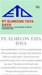 Mobile Screenshot of elmecon-tata-daya.com